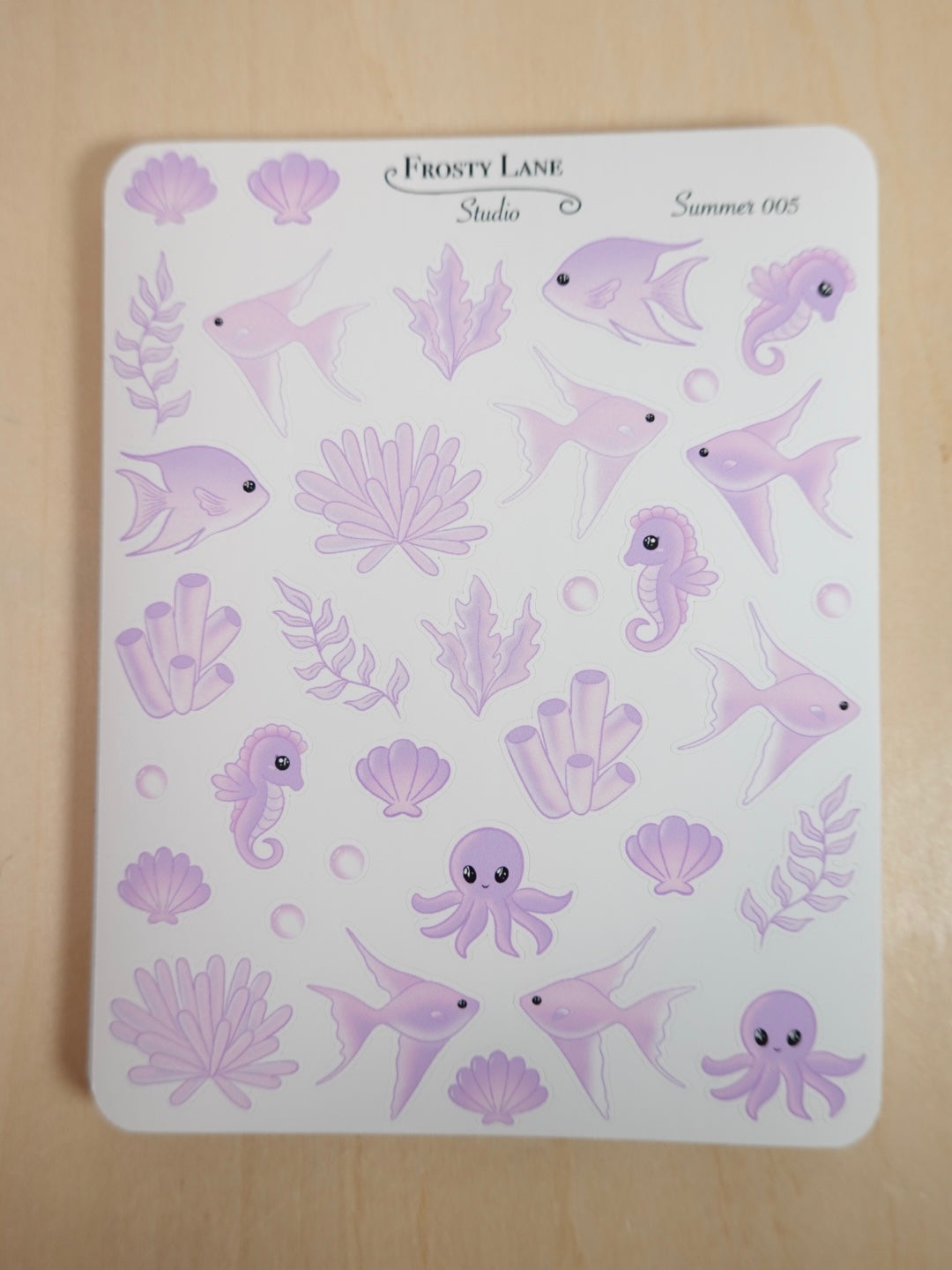 Summer005. Under the Sea Sticker Sheet
