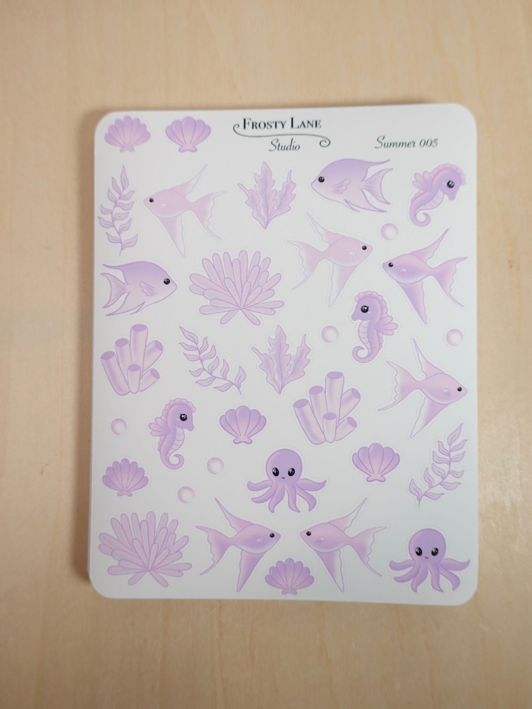Summer005. Under the Sea Sticker Sheet