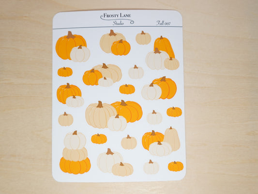 Fall007. Pumpkin Patch Sticker Sheet