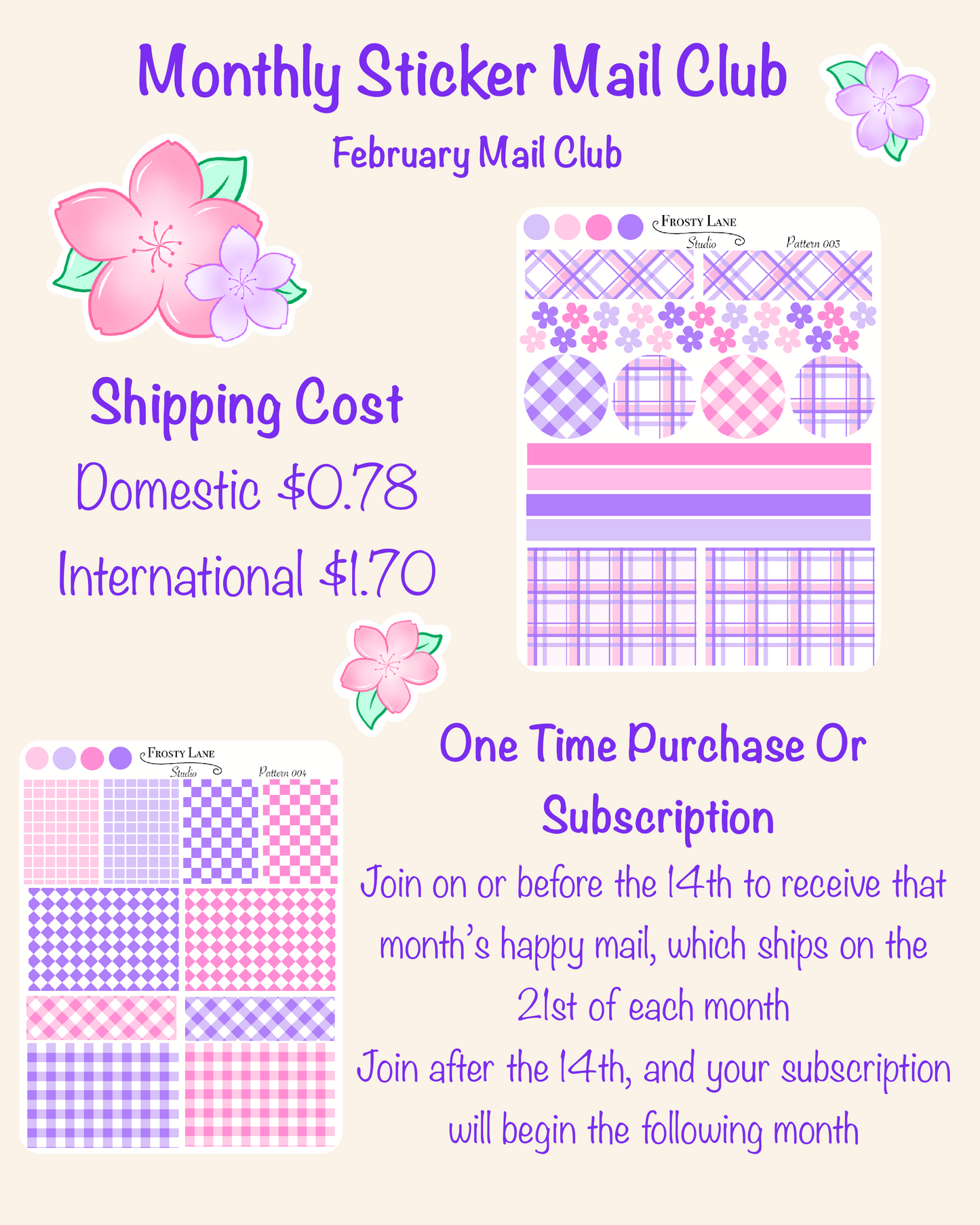 Deco Sticker Mail Club