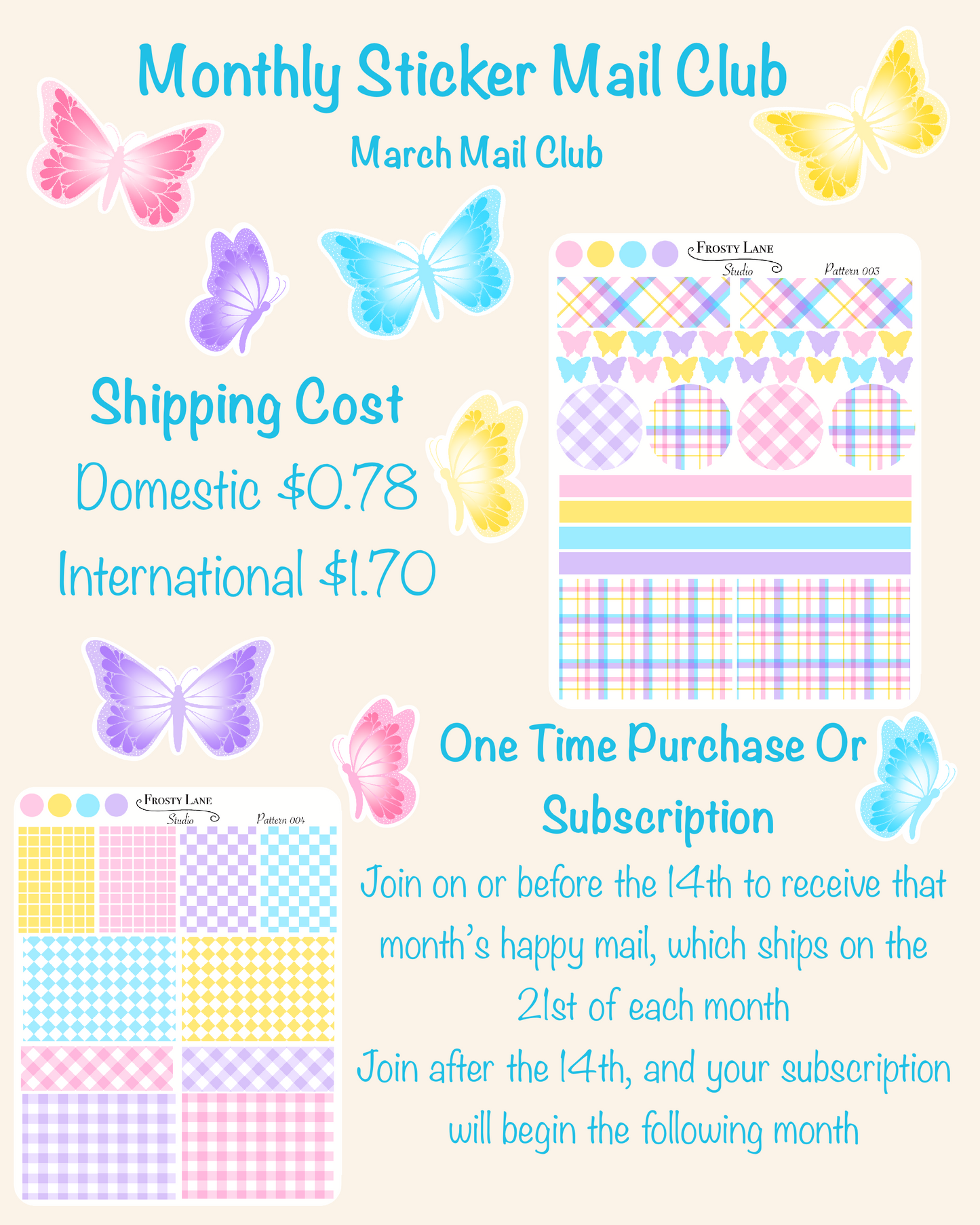 Deco Sticker Mail Club