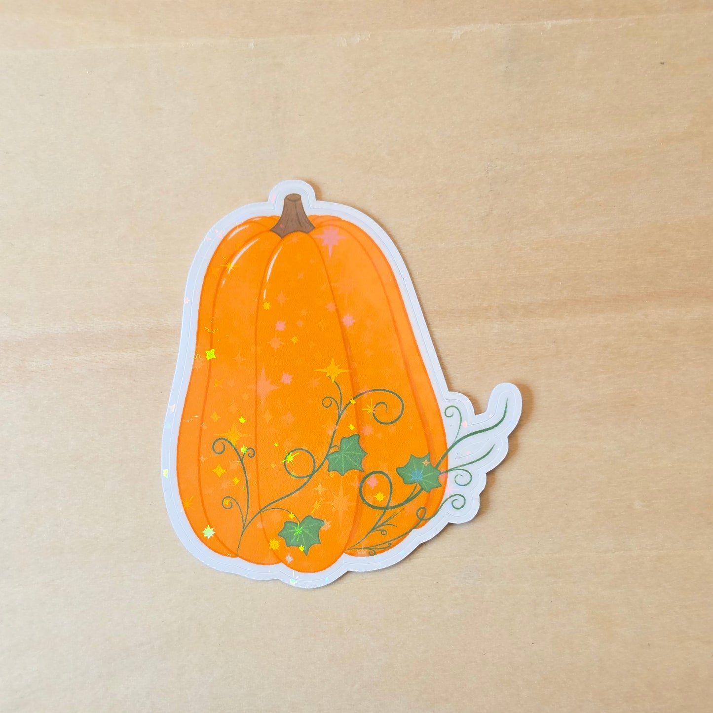Orange Pumpkins Stickers