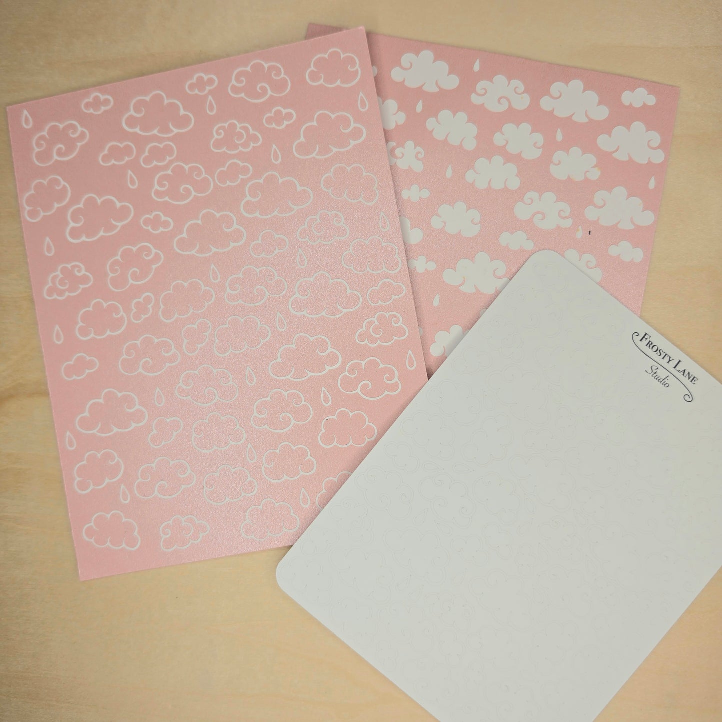 Deco026.i. White Cloud Sticker Sheet
