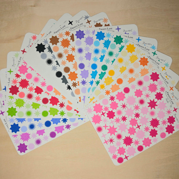 Sunburst Sticker Sheet