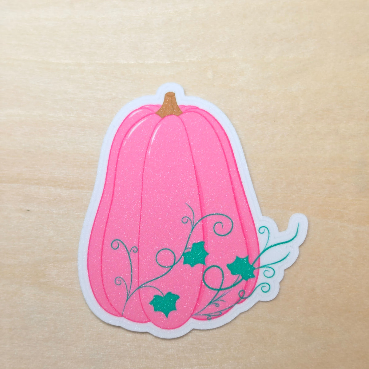 Pink Pumpkins Stickers