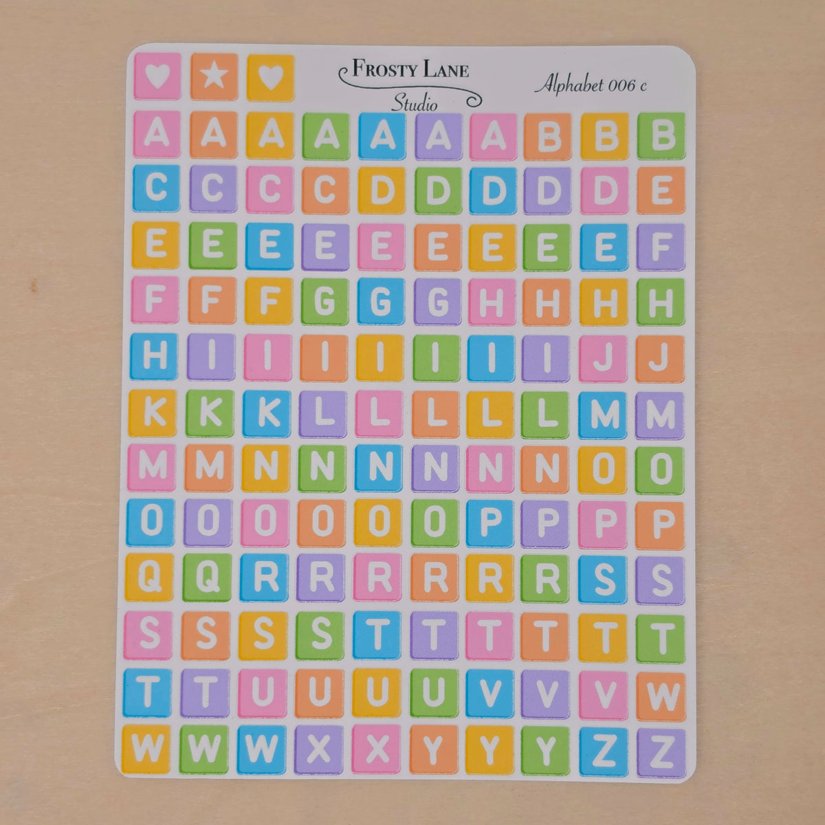 Alphabet 006.Square