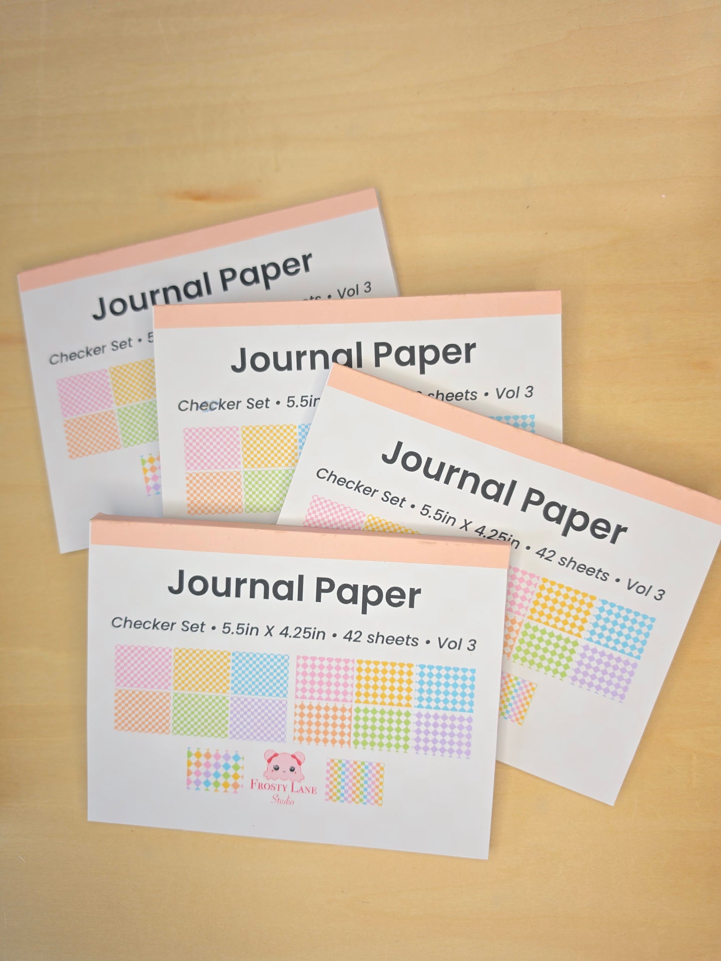Vol.03. Checker Collection Journal Paper (42 sheets)