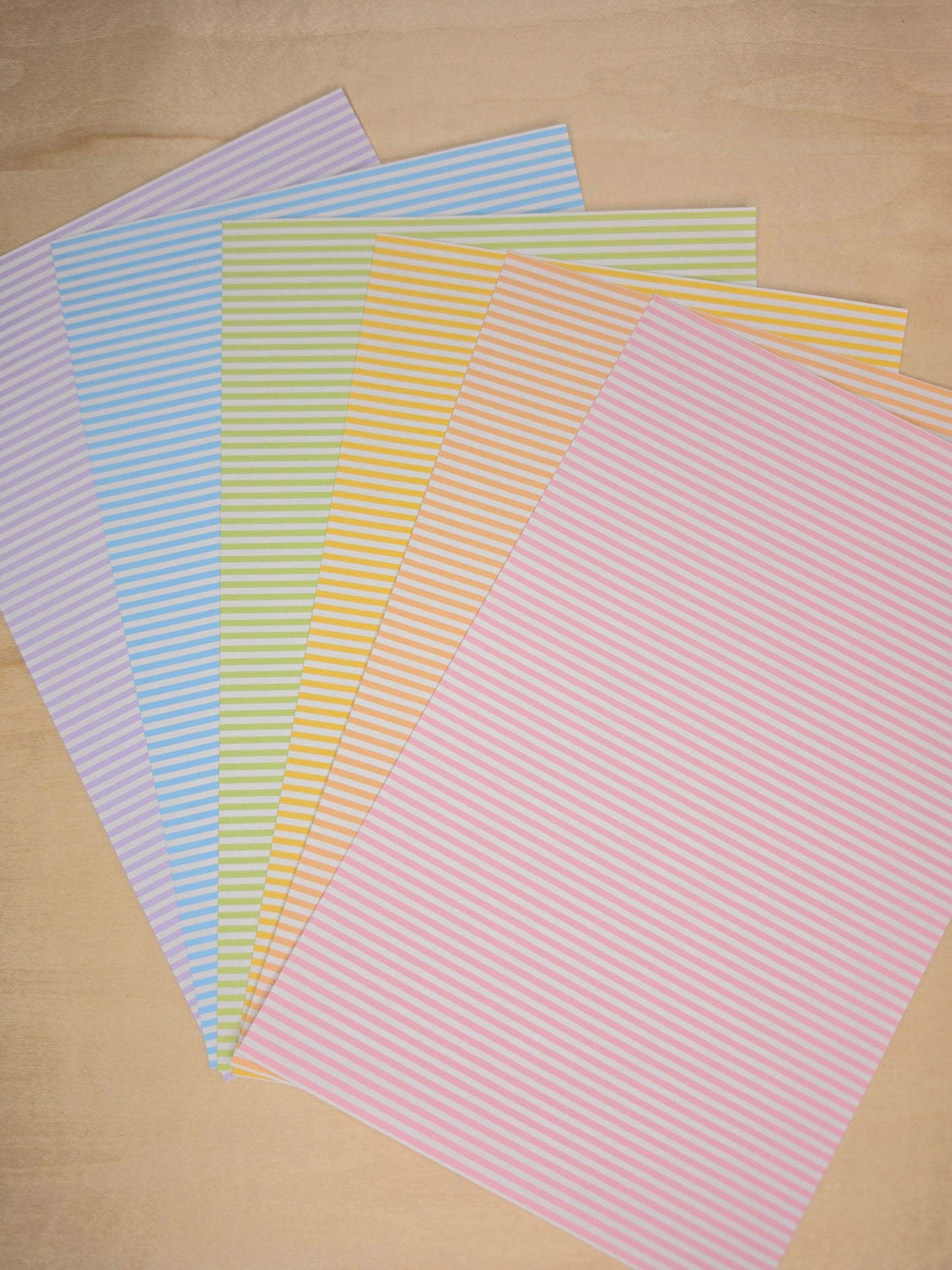 Vol. 7. Horizontal Stripes Journal Sticker Paper