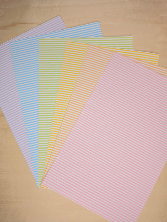 Vol. 7. Horizontal Stripes Journal Sticker Paper