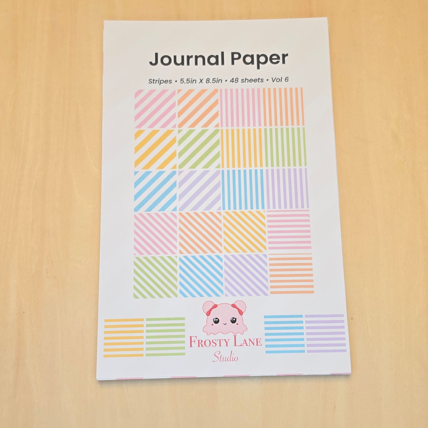 Vol.06. Stripes Collection Journal Paper (48 sheets)
