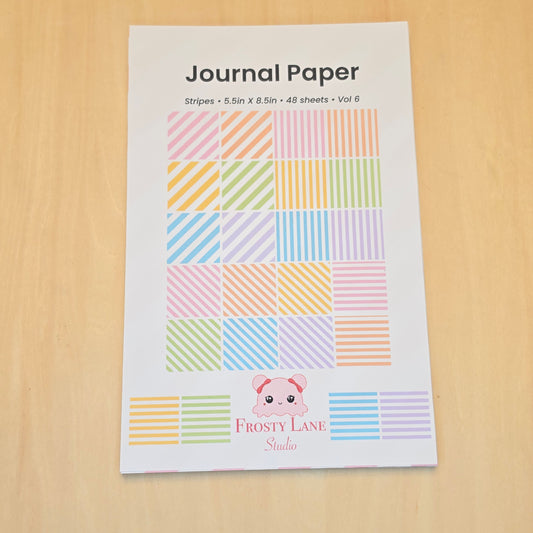 Vol.06. Stripes Collection Journal Paper (48 sheets)