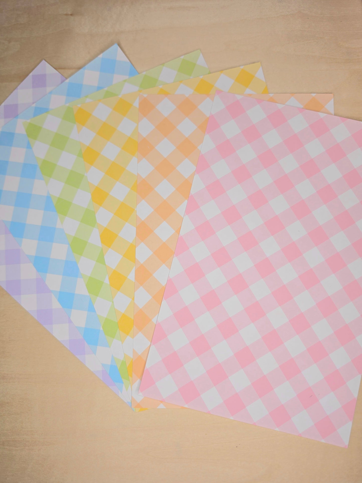Vol. 3. Diagonal Gingham Journal Sticker Paper
