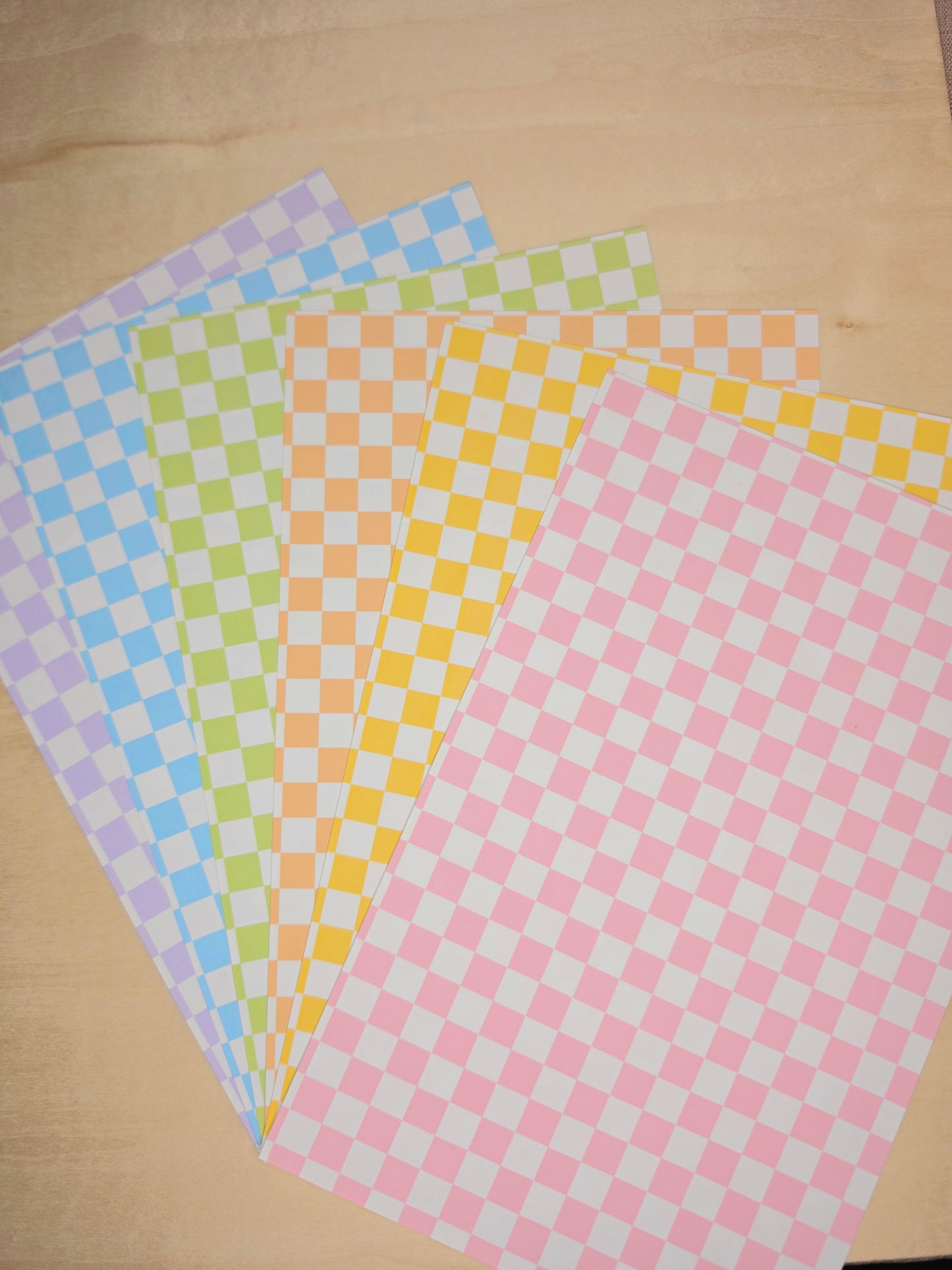 Vol. 4. Classic Checkered Journal Sticker Paper