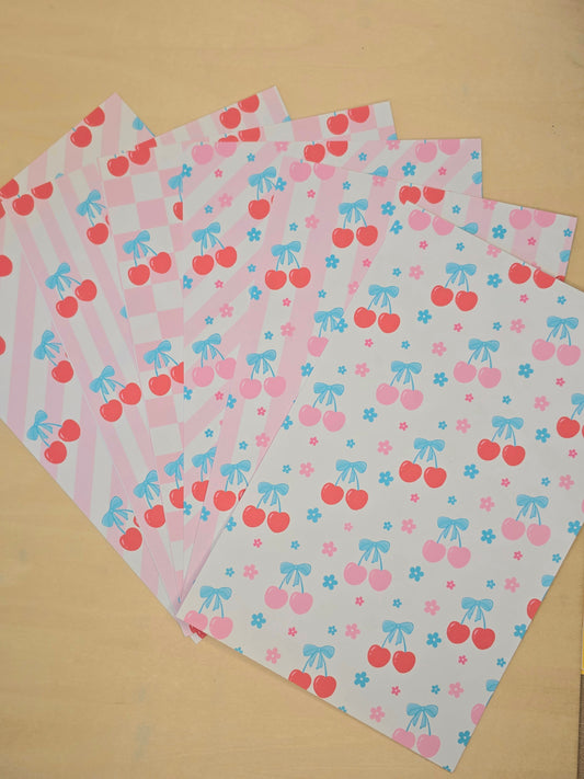 Vol. 9. Cherry Pink Journal Sticker Paper