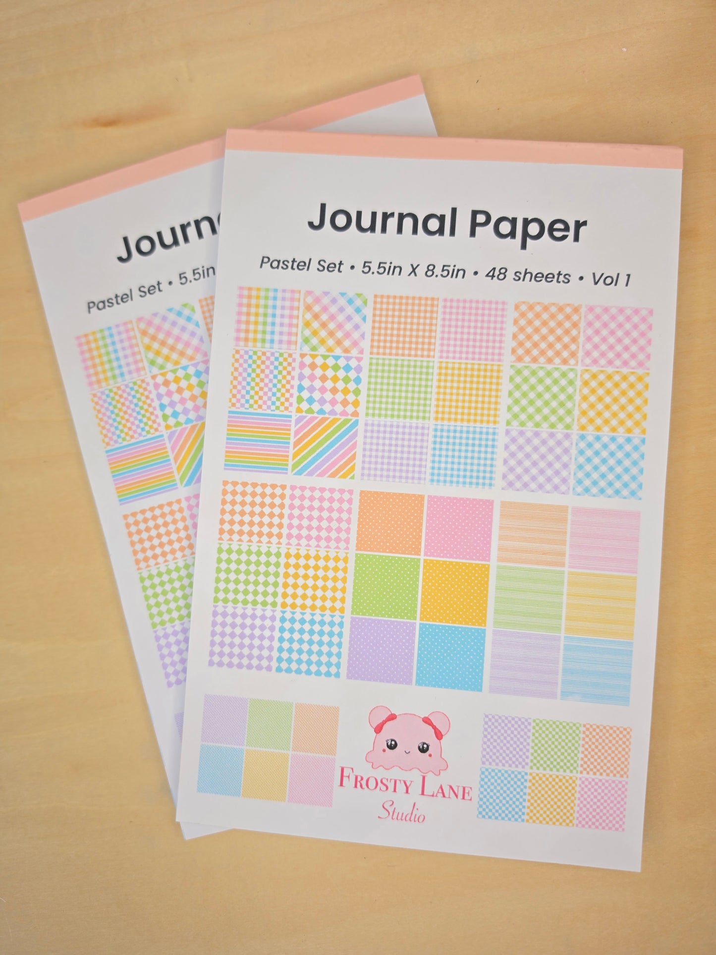 Vol.01. Pastel Collection Journal Paper (48 sheets)