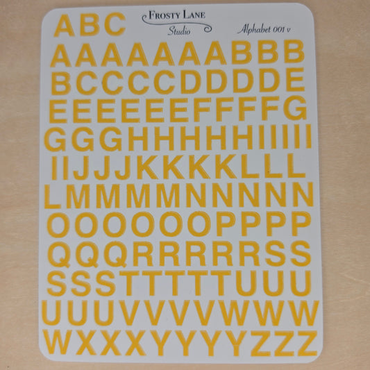 Alphabet 001.v. pastel yellow