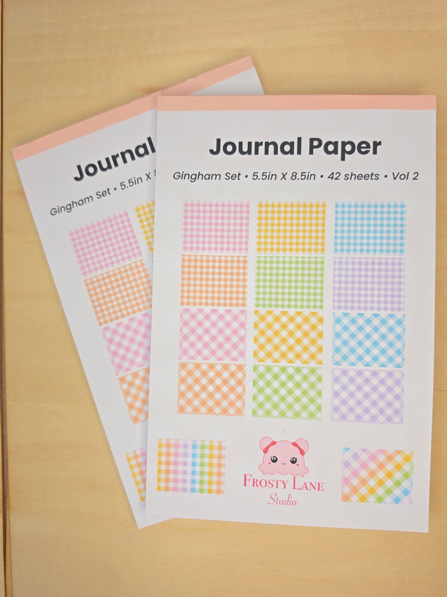 Vol.02. Gingham Collection Journal Paper (42 sheets)