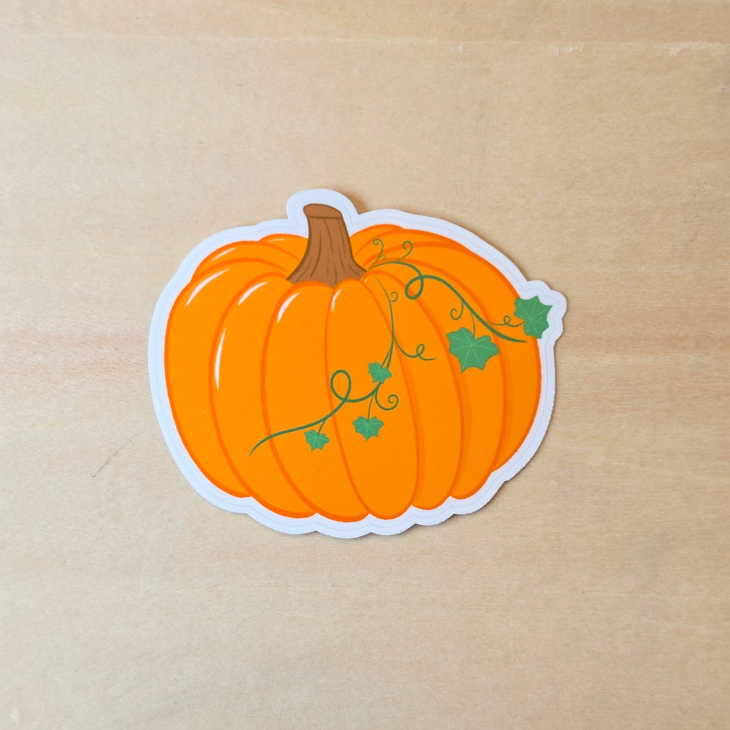 Orange Pumpkins Stickers