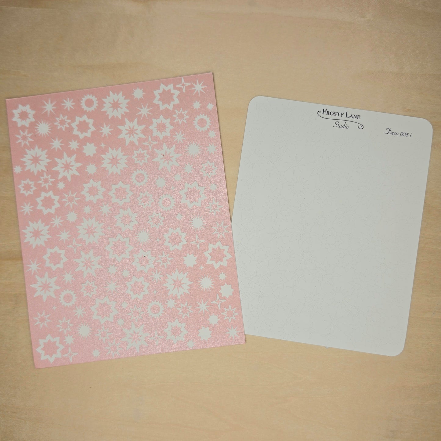 Deco025.i. White Sunburst Sticker Sheet