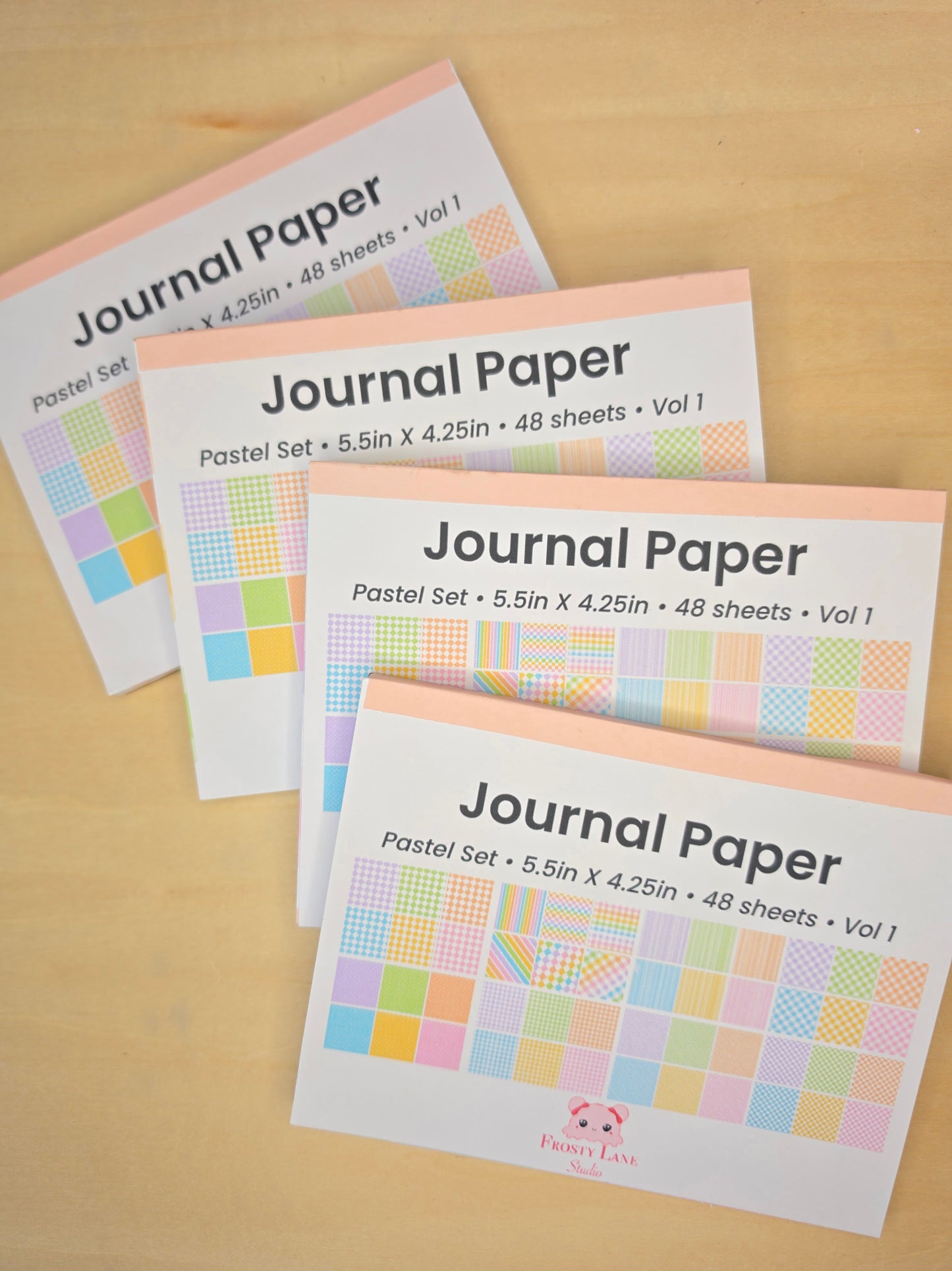 Vol.01. Pastel Collection Journal Paper (48 sheets)