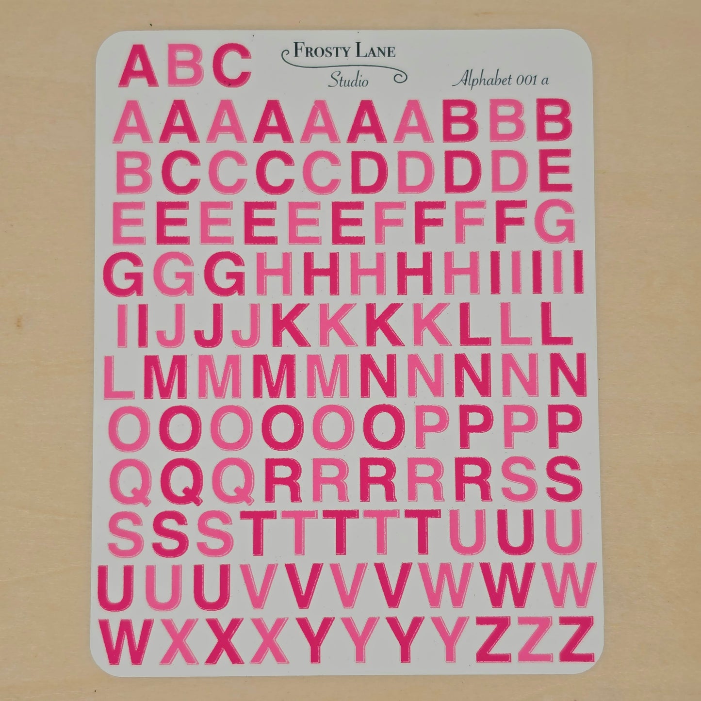 Alphabet 001.a.pink