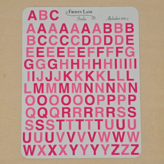 Alphabet 001.a.pink
