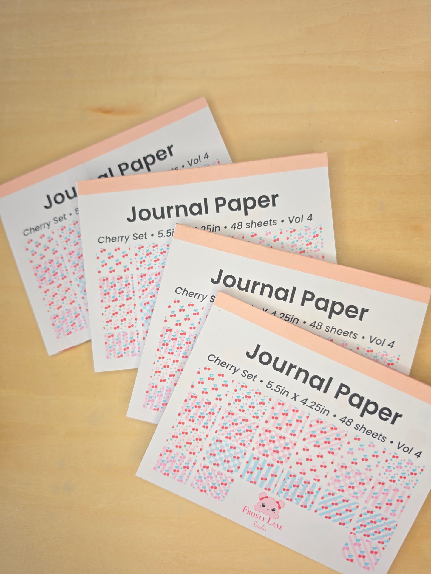 Vol.04. Cherry Collection Journal Paper (42 sheets)
