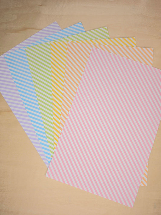Vol. 8. Diagonal Stripes Journal Sticker Paper
